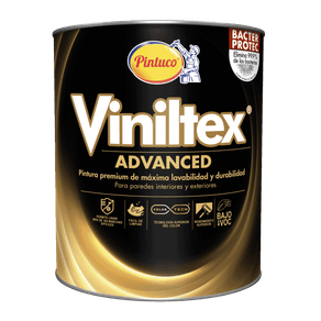Pintura Viniltex Advanced Cuarto de galón